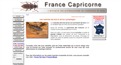 Desktop Screenshot of capricorne-info.com